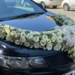 گل آرایی ماشین عروس ودسته گل عروس