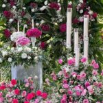 گل آرایی ماشین عروس ودسته گل عروس
