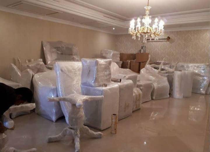 باربری جهان گستر.حمل و نقل اثاثیه منزل ماشین های مسقف ۶ متری با ارسال کارگر خالی